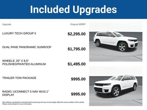 Used 2021 Jeep Grand Cherokee L Limited w/ Luxury Tech Group II image 4