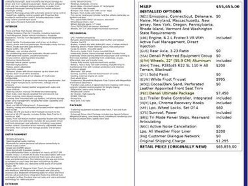 Used 2017 GMC Sierra 1500 Denali w/ Denali Ultimate Package image 54