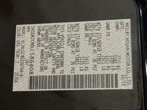 Used 2020 Nissan Pathfinder SL image 43