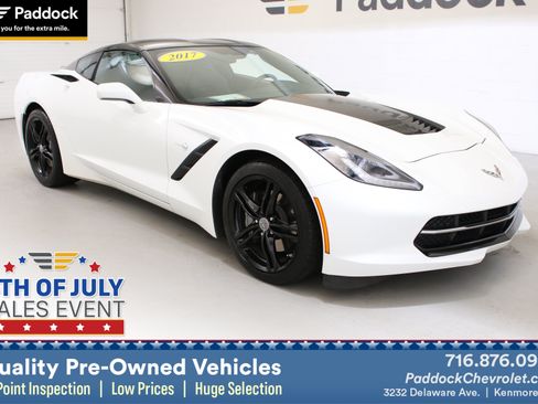 Used 2017 Chevrolet Corvette Stingray Coupe w/ Battery Protection Package RWD image 1