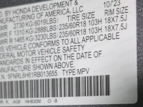 Used 2024 Honda Odyssey EX-L image 31