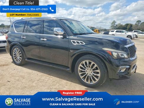 Used 2016 INFINITI QX80 4WD w/ Deluxe Technology Package image 4