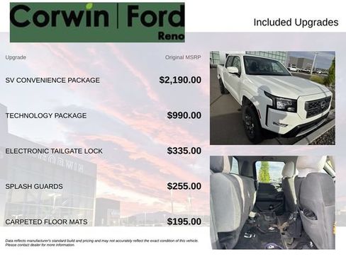 Used 2024 Nissan Frontier SV w/ SV Convenience Package AWD/4WD image 3