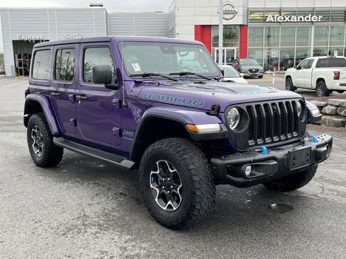 Used 2023 Jeep Wrangler Unlimited Rubicon 4xe w/ Steel Bumper Group AWD/4WD image 1