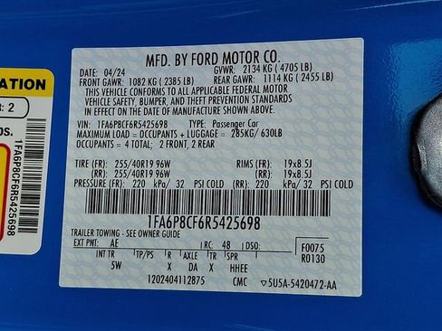 Used 2024 Ford Mustang GT Premium RWD image 29