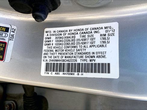 Used 2012 Honda CR-V EX image 36