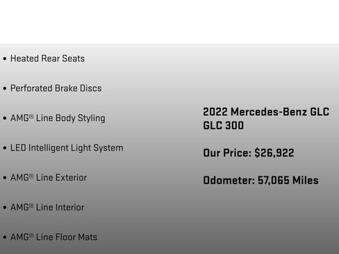 Used 2022 Mercedes-Benz GLC 300 4MATIC w/ AMG Line image 18