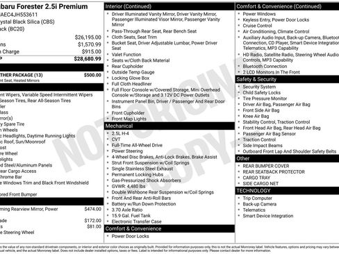 Used 2018 Subaru Forester 2.5i Premium w/ All-Weather Package image 2