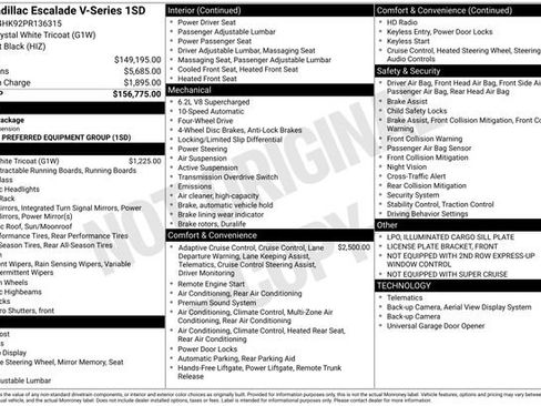 Used 2023 Cadillac Escalade V image 2