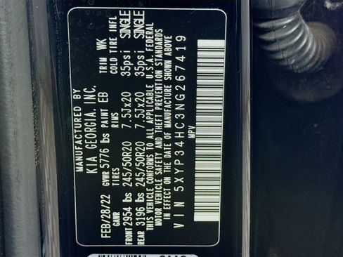 Used 2022 Kia Telluride EX w/ EX Premium Package image 40