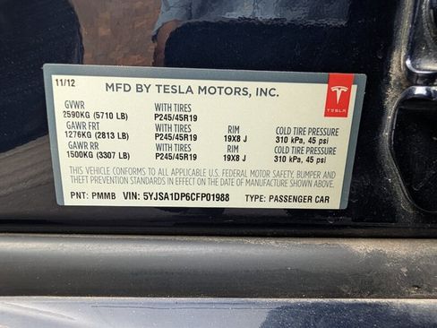 Used 2012 Tesla Model S RWD image 27