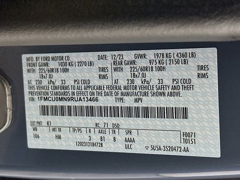 Used 2024 Ford Escape ST-Line image 12