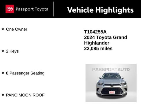 Certified 2024 Toyota Grand Highlander AWD image 16