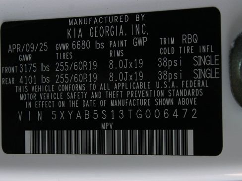 New 2026 Kia EV9 Light RWD image 47