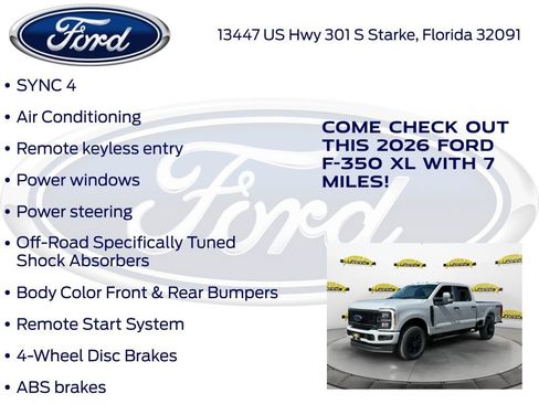 New 2026 Ford F350 XL w/ STX Appearance Package image 25