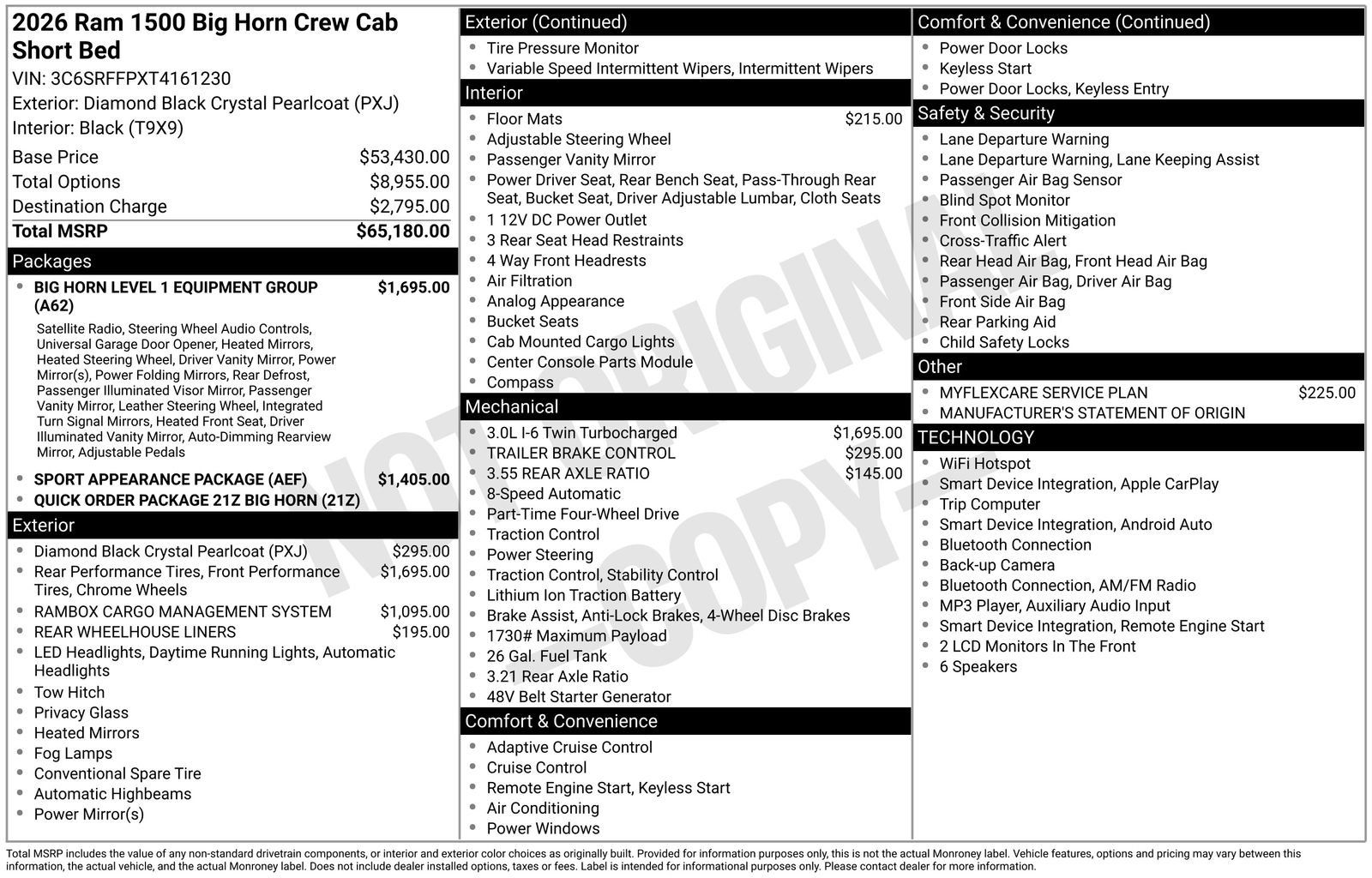 New 2026 RAM 1500 Big Horn AWD/4WD image 15