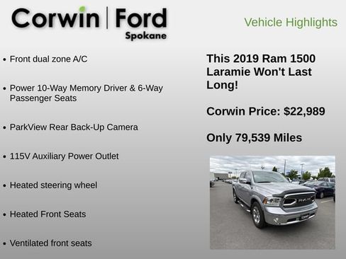 Used 2019 RAM 1500 Laramie RWD image 6