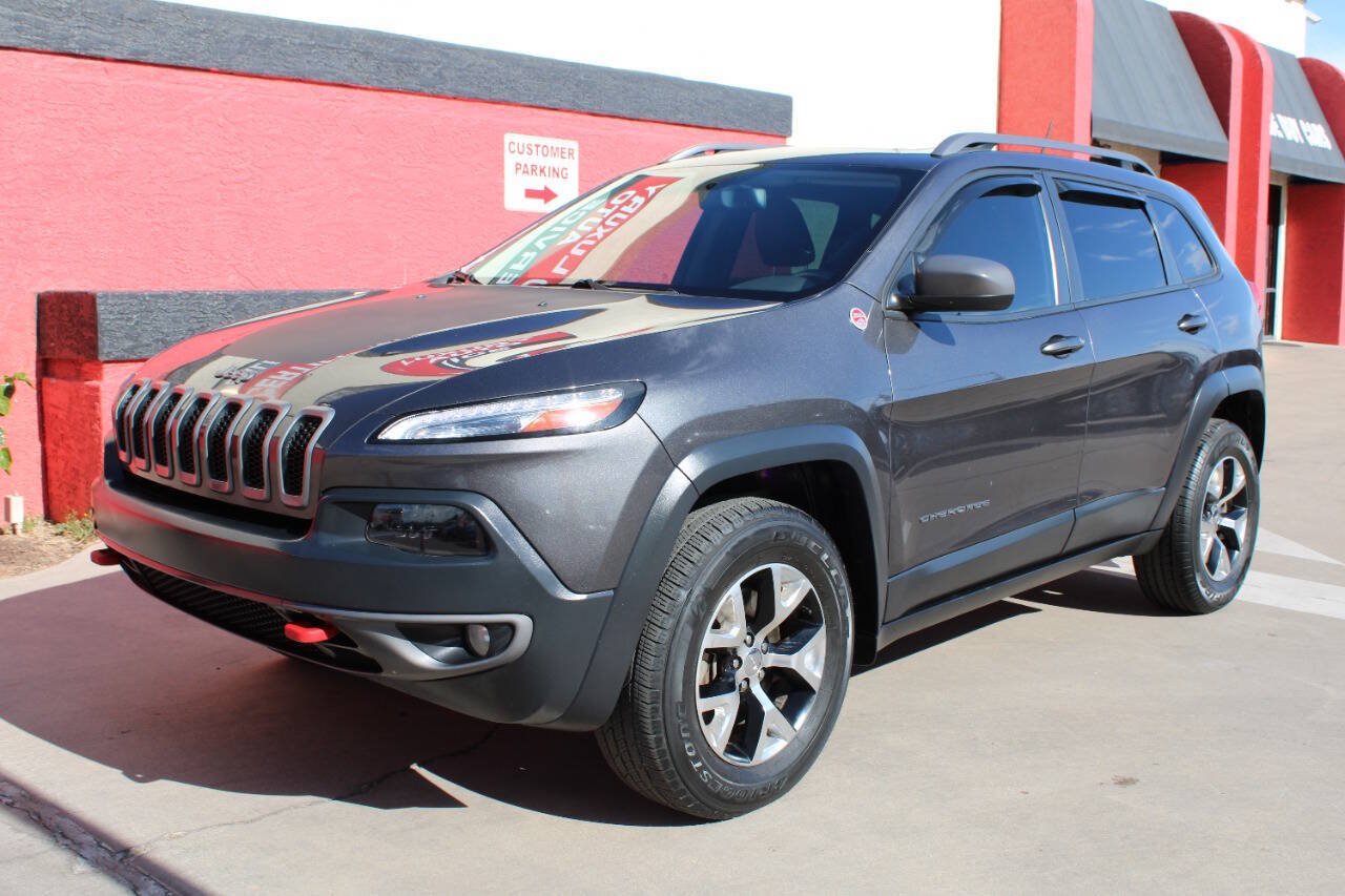 Used 2015 Jeep Cherokee Trailhawk w/ Comfort/Convenience Group AWD/4WD image 7