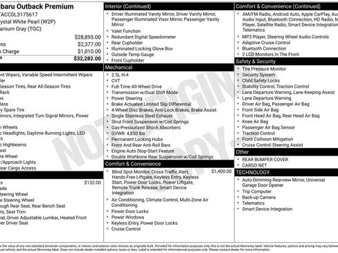 Used 2020 Subaru Outback Premium image 21