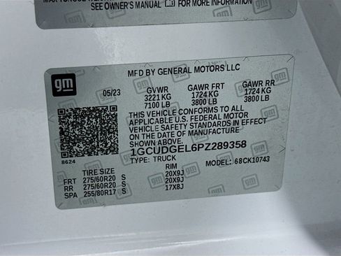 Used 2023 Chevrolet Silverado 1500 LTZ w/ Technology Package image 33