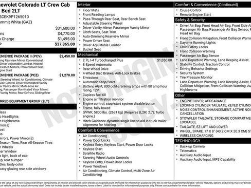 Used 2023 Chevrolet Colorado LT w/ LT Convenience Package II RWD image 7