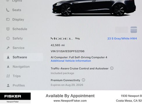 Used 2023 Tesla Model S Standard Range AWD/4WD image 23