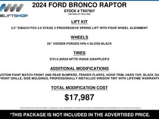 Used 2024 Ford Bronco Raptor w/ Interior Carbon Fiber Pack 6 video 2