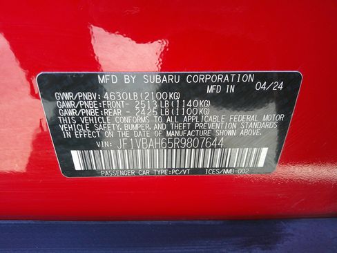 Used 2024 Subaru WRX Premium image 36