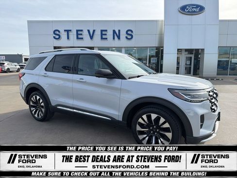 Used 2025 Ford Explorer Platinum w/ LUX Leather Package AWD/4WD image 1