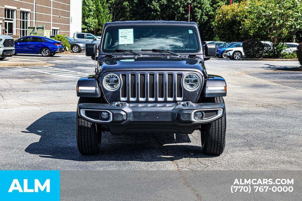 Used 2021 Jeep Wrangler Unlimited Sahara w/ Uconnect 4C Nav & Sound Group AWD/4WD image 10