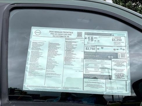 New 2026 Nissan Frontier PRO-4X AWD/4WD image 13