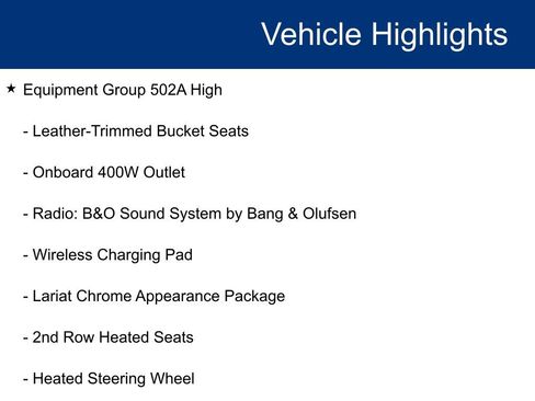 Certified 2022 Ford F150 Lariat w/ Equipment Group 502A High image 24