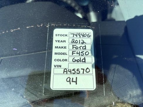 Used 2012 Ford F450 XL w/ PWR Equipment Group image 33