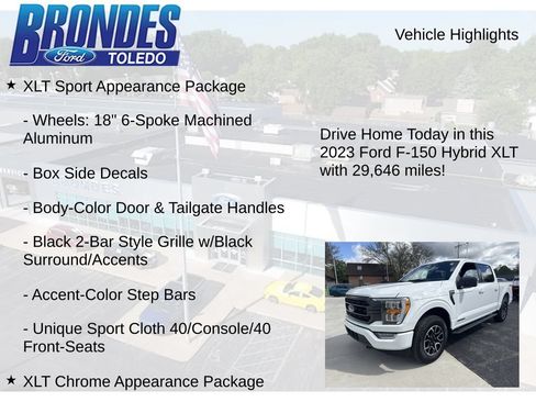 Used 2023 Ford F150 XLT w/ Equipment Group 302A High AWD/4WD image 22