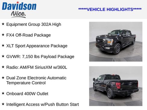 Used 2023 Ford F150 XLT w/ Equipment Group 302A High AWD/4WD image 4