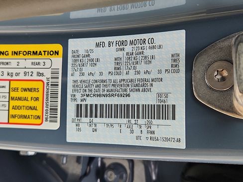 New 2025 Ford Bronco Sport Big Bend w/ Convenience Package image 16