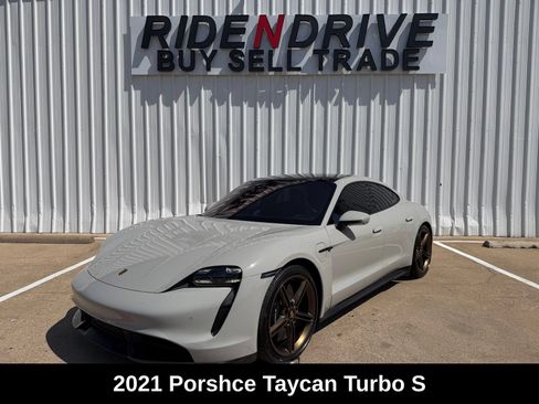 Used 2021 Porsche Taycan Turbo AWD/4WD image 1