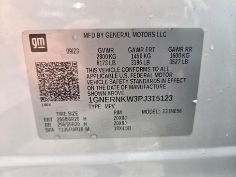 Used 2023 Chevrolet Traverse High Country w/ LPO, Floor Liner Package FWD image 20