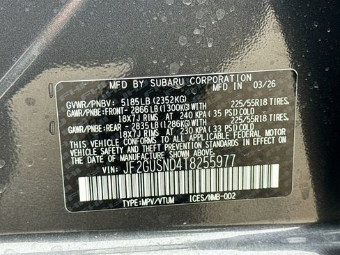 New 2026 Subaru Crosstrek 2.5i Limited w/ Crosstrek Mirror Package AWD/4WD image 41