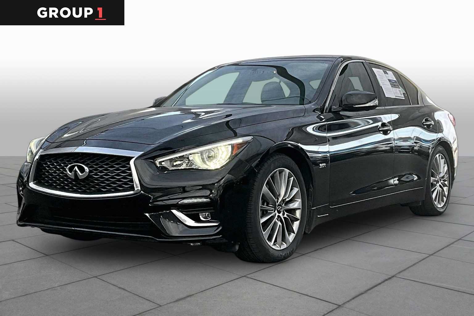 Used 2019 INFINITI Q50 Luxe w/ Essential Package (3.0T Luxe) RWD image 1