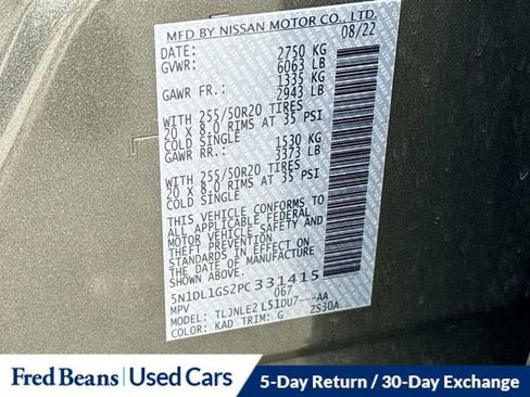 Used 2023 INFINITI QX60 Sensory w/ Cargo Package AWD/4WD image 42