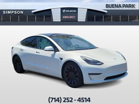 Used 2023 Tesla Model 3 Performance AWD/4WD image 2