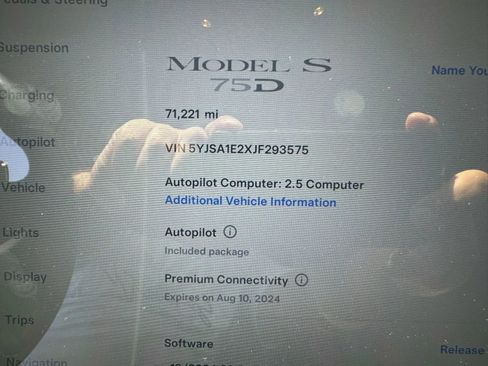 Used 2018 Tesla Model S 75D AWD/4WD image 4