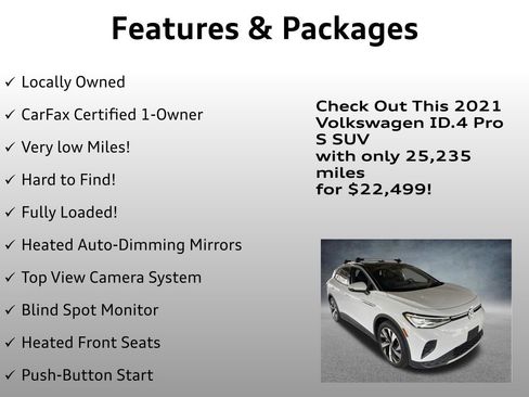Used 2021 Volkswagen ID.4 Pro S RWD image 4