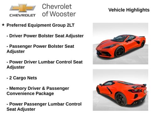 Used 2021 Chevrolet Corvette Stingray Preferred Cpe w/ Z51 Performance Package RWD image 2