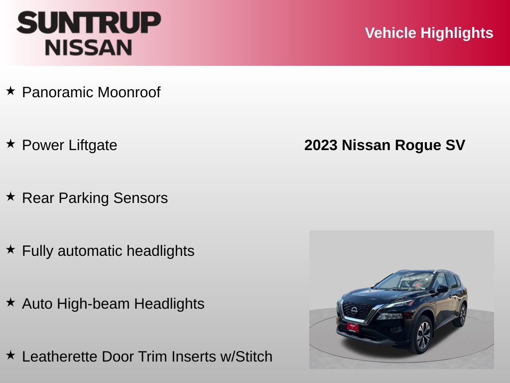 Used 2023 Nissan Rogue SV w/ SV Premium B Package AWD/4WD image 16