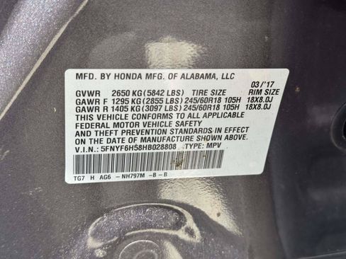 Used 2017 Honda Pilot EX-L image 15
