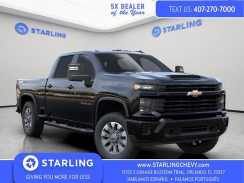 Certified 2025 Chevrolet Silverado 2500 Custom w/ Custom Convenience Package AWD/4WD image 1