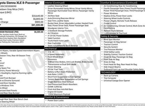 Used 2014 Toyota Sienna XLE w/ XLE Premium Package image 11