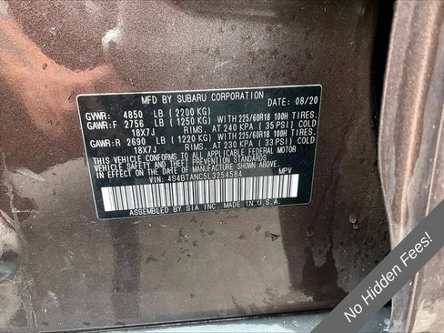 Used 2020 Subaru Outback Limited AWD/4WD image 27